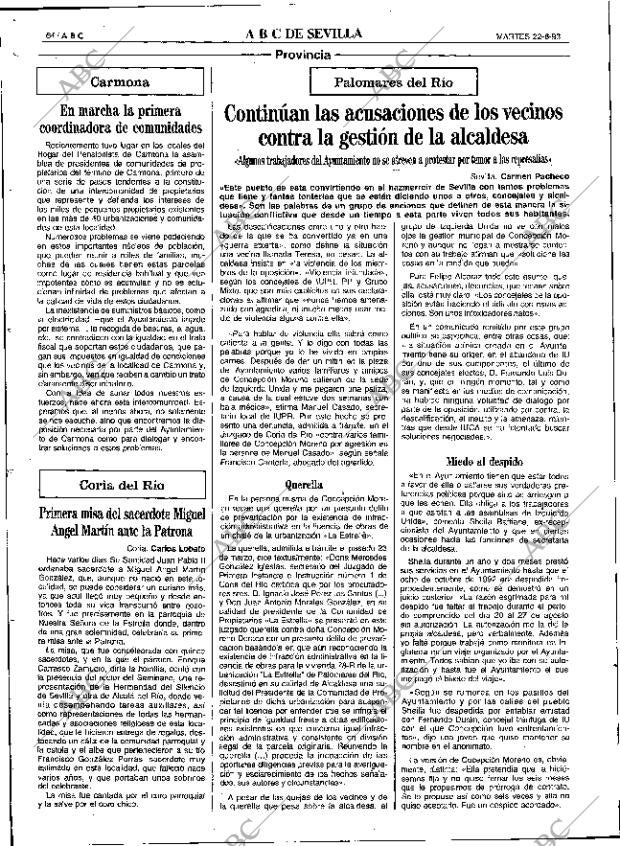 ABC SEVILLA 22-06-1993 página 64