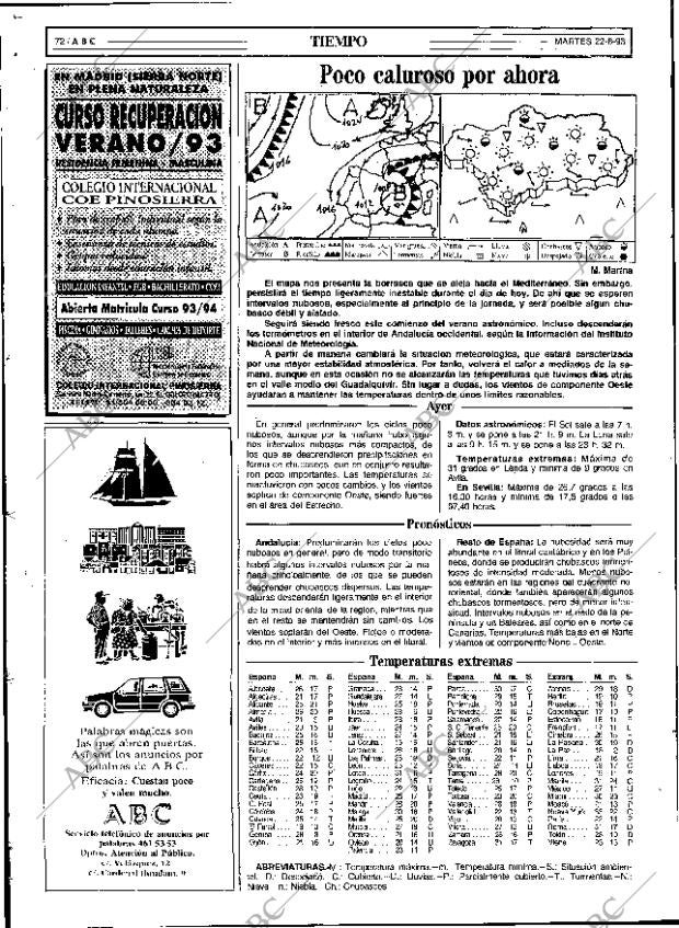 ABC SEVILLA 22-06-1993 página 72