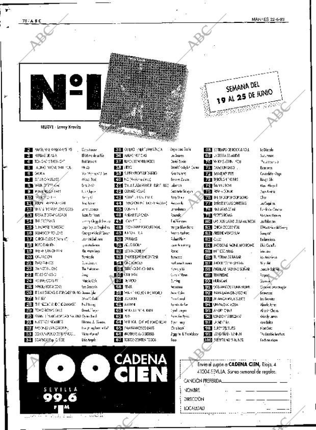 ABC SEVILLA 22-06-1993 página 78