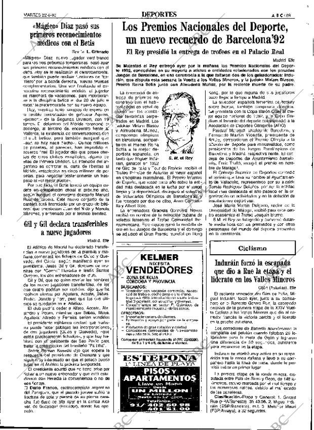 ABC SEVILLA 22-06-1993 página 89