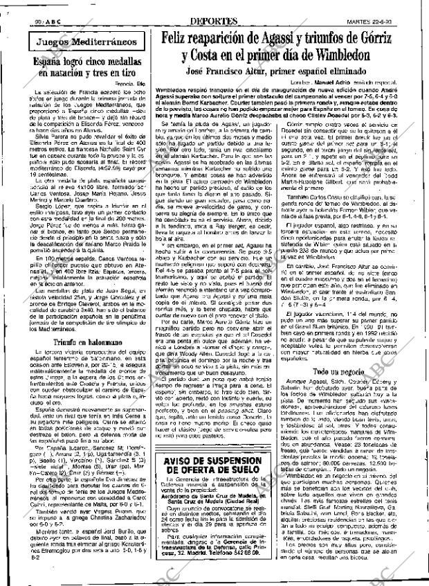 ABC SEVILLA 22-06-1993 página 90