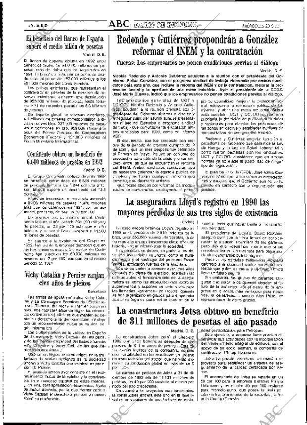 ABC MADRID 23-06-1993 página 40