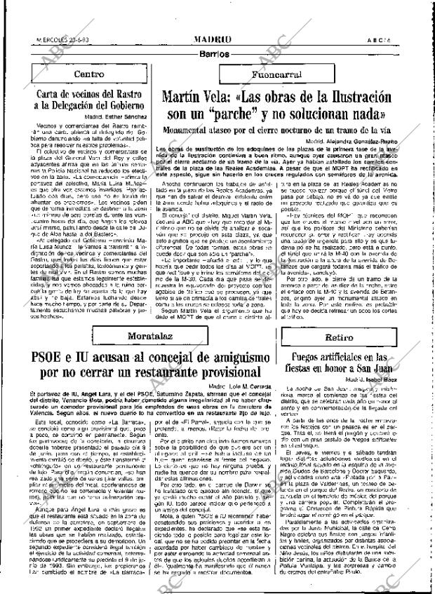 ABC MADRID 23-06-1993 página 61