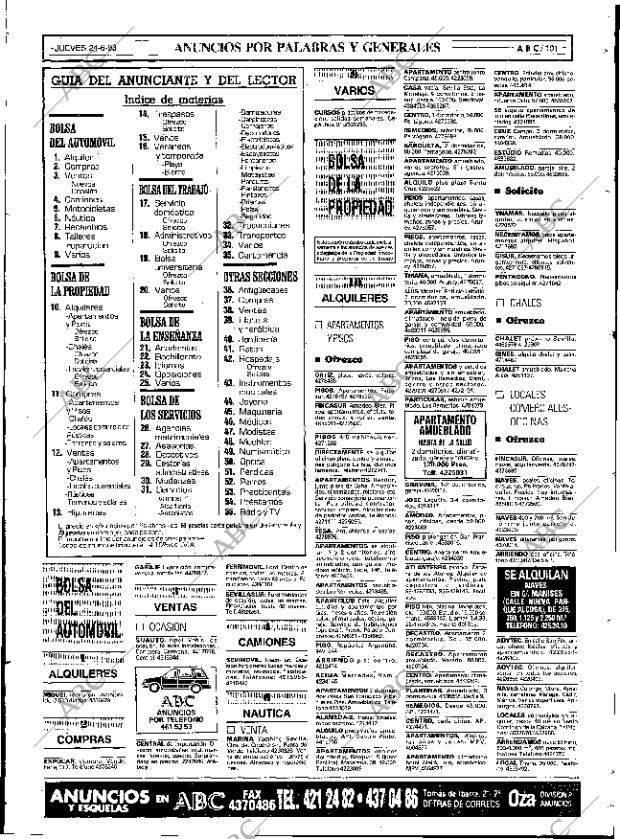 ABC SEVILLA 24-06-1993 página 101
