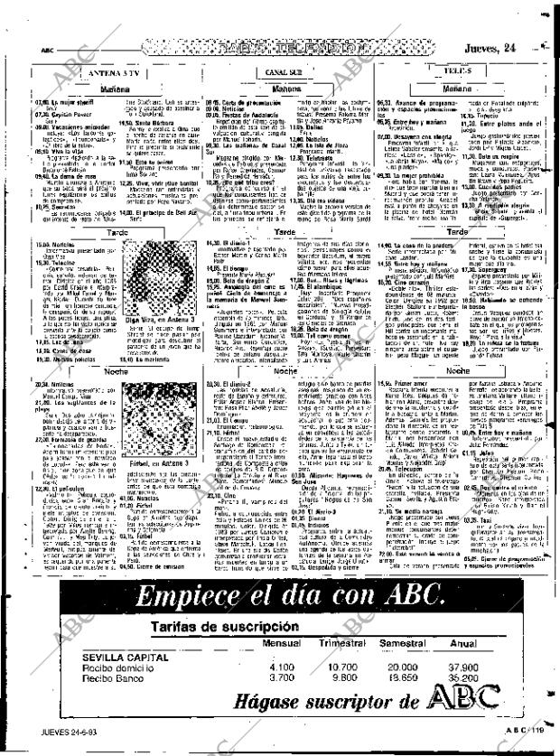 ABC SEVILLA 24-06-1993 página 119