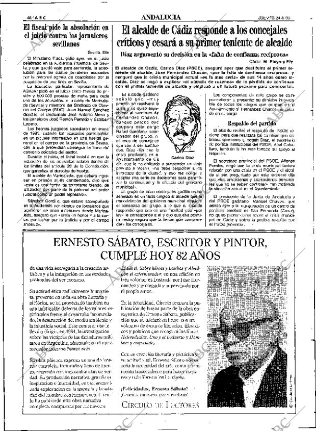 ABC SEVILLA 24-06-1993 página 46