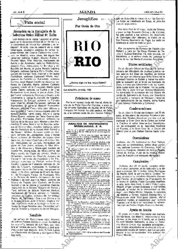 ABC MADRID 25-06-1993 página 66