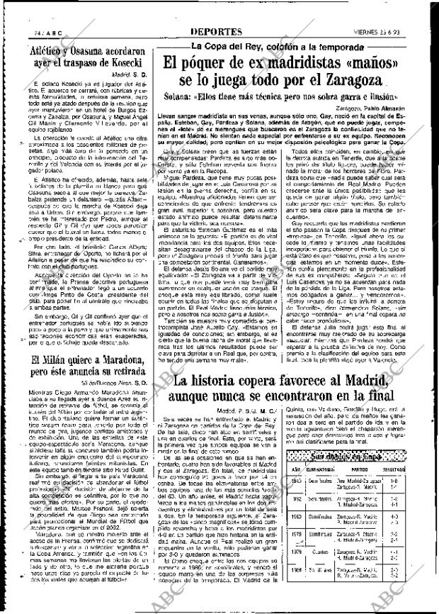 ABC MADRID 25-06-1993 página 74