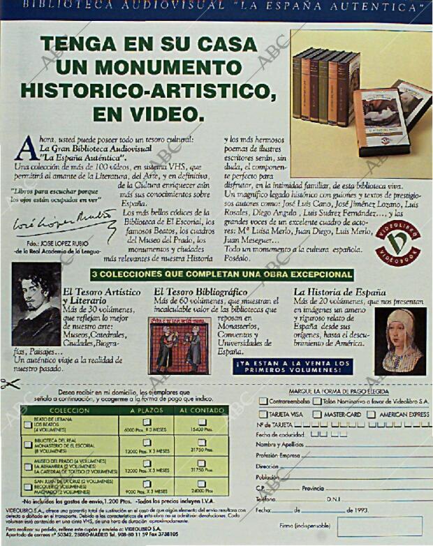 BLANCO Y NEGRO MADRID 27-06-1993 página 109