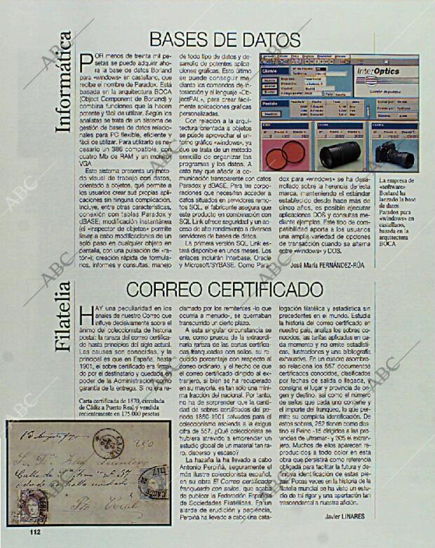 BLANCO Y NEGRO MADRID 27-06-1993 página 112