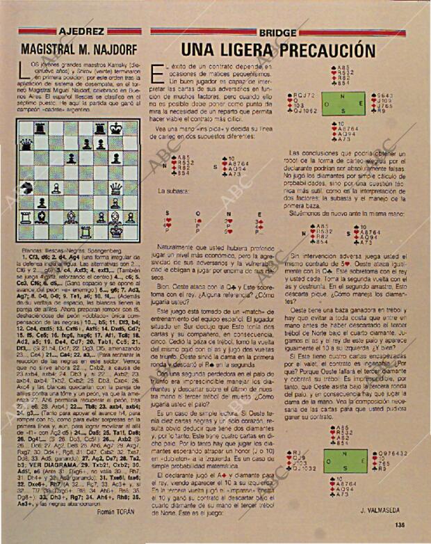 BLANCO Y NEGRO MADRID 27-06-1993 página 135