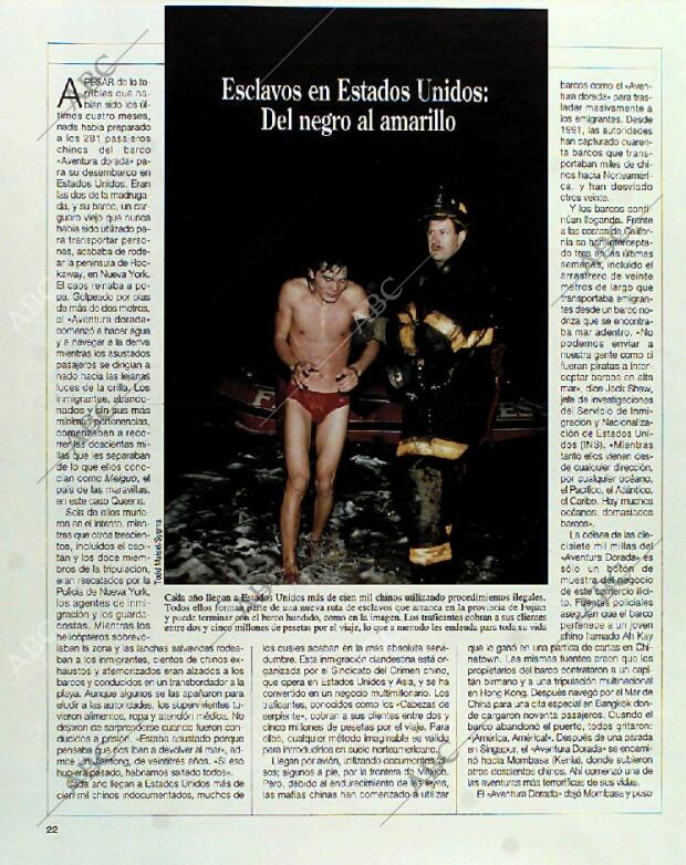 BLANCO Y NEGRO MADRID 27-06-1993 página 22