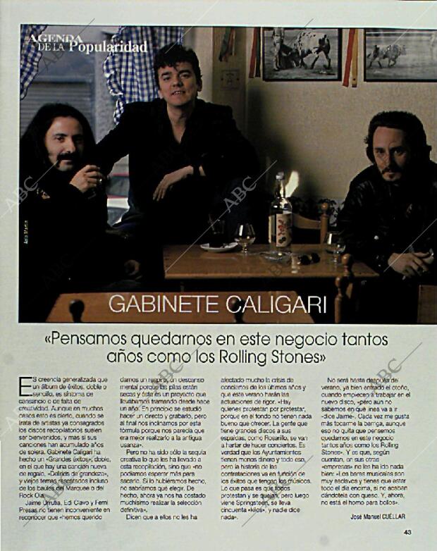 BLANCO Y NEGRO MADRID 27-06-1993 página 43