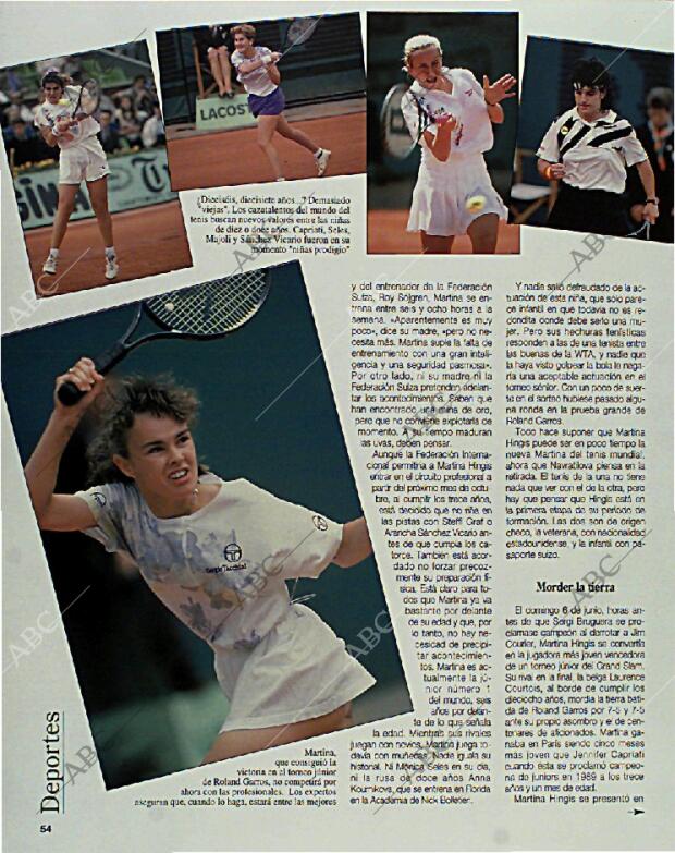 BLANCO Y NEGRO MADRID 27-06-1993 página 54