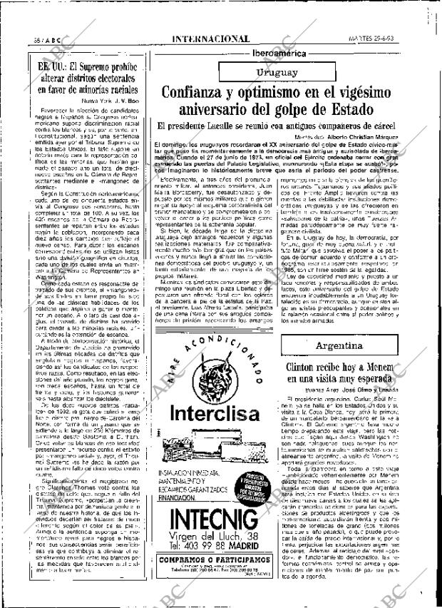 ABC MADRID 29-06-1993 página 38