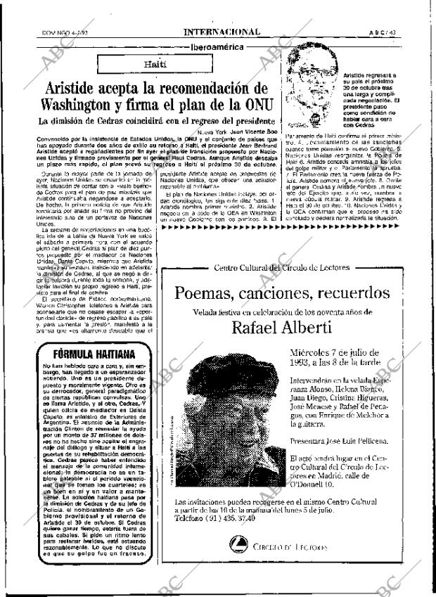 ABC MADRID 04-07-1993 página 43