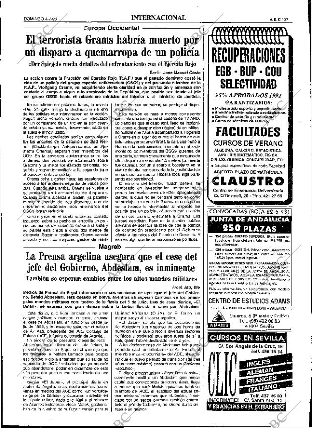 ABC SEVILLA 04-07-1993 página 37