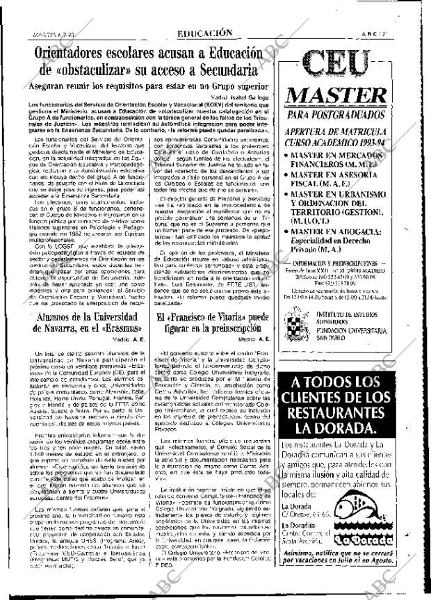 ABC MADRID 06-07-1993 página 71
