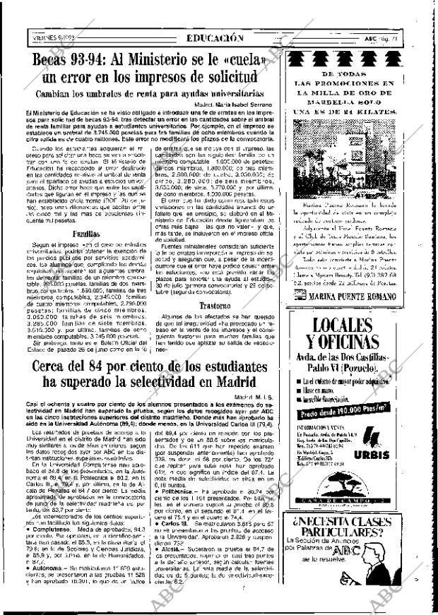 ABC MADRID 09-07-1993 página 71