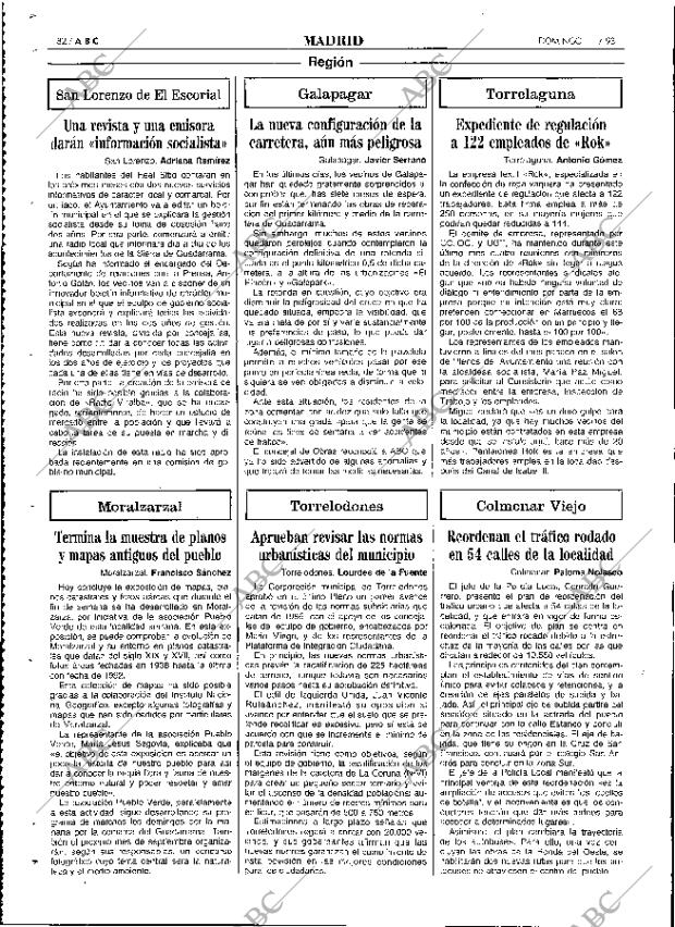 ABC MADRID 11-07-1993 página 82