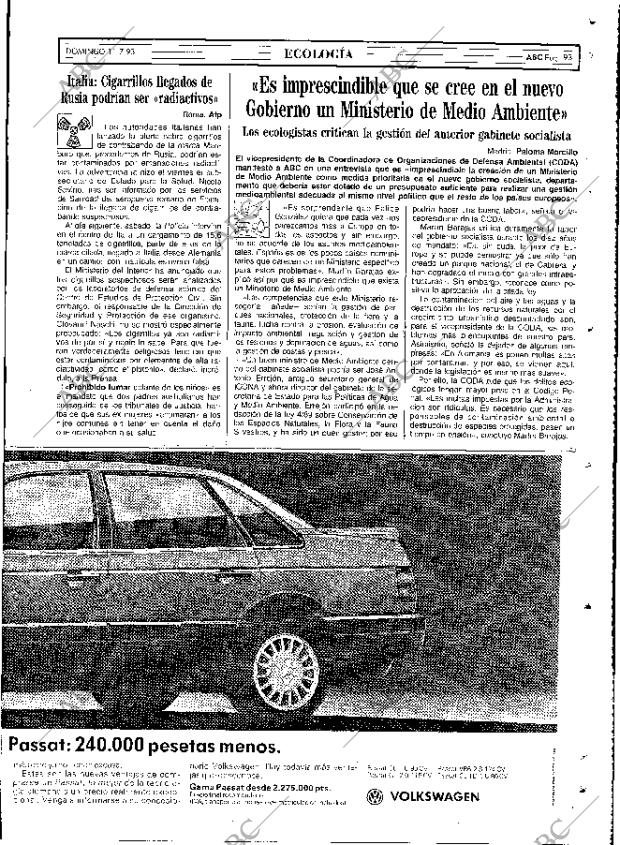ABC MADRID 11-07-1993 página 93