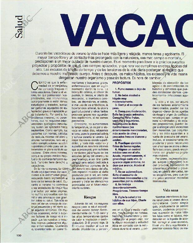 BLANCO Y NEGRO MADRID 11-07-1993 página 100