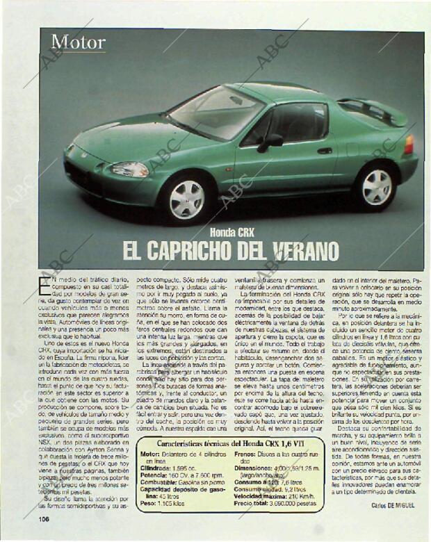 BLANCO Y NEGRO MADRID 11-07-1993 página 106