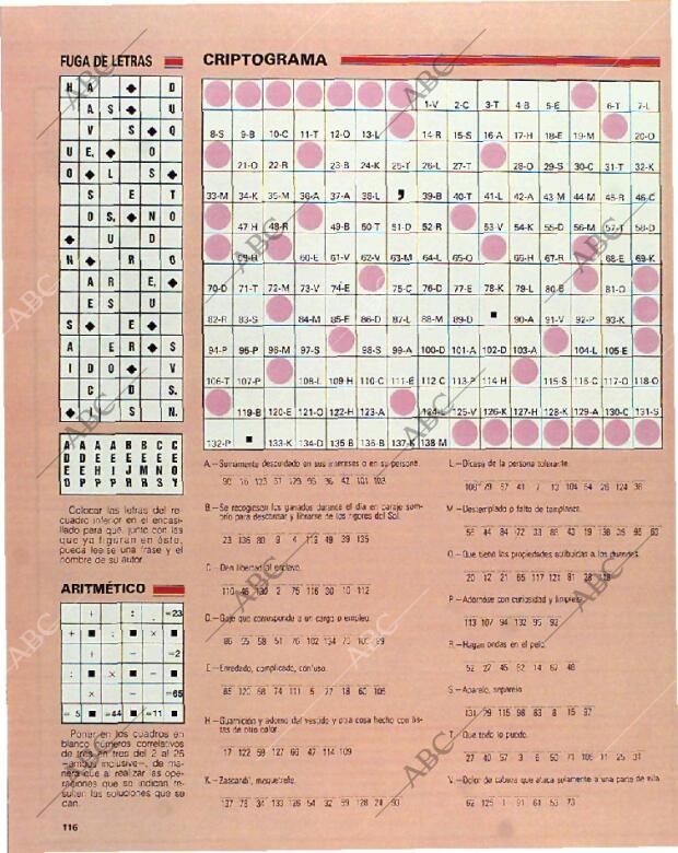 BLANCO Y NEGRO MADRID 11-07-1993 página 116