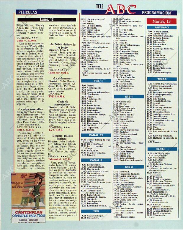 BLANCO Y NEGRO MADRID 11-07-1993 página 126