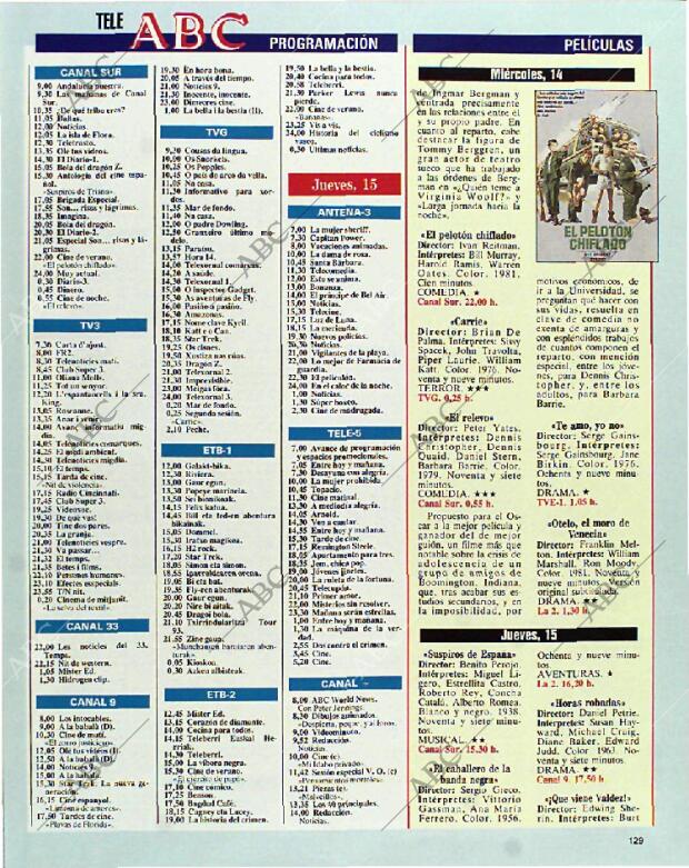 BLANCO Y NEGRO MADRID 11-07-1993 página 129