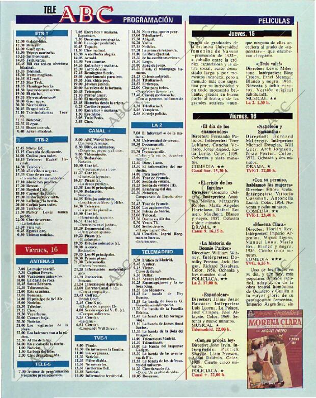 BLANCO Y NEGRO MADRID 11-07-1993 página 131