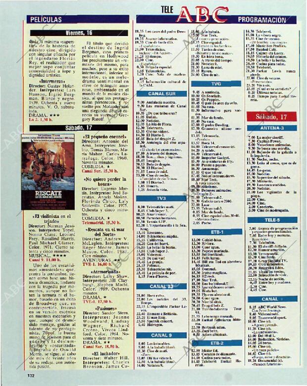 BLANCO Y NEGRO MADRID 11-07-1993 página 132