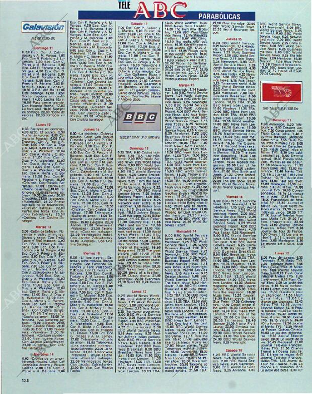 BLANCO Y NEGRO MADRID 11-07-1993 página 134