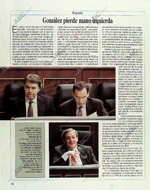 BLANCO Y NEGRO MADRID 11-07-1993 página 16