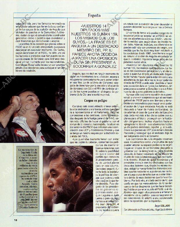 BLANCO Y NEGRO MADRID 11-07-1993 página 18