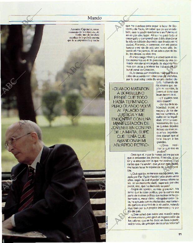 BLANCO Y NEGRO MADRID 11-07-1993 página 21