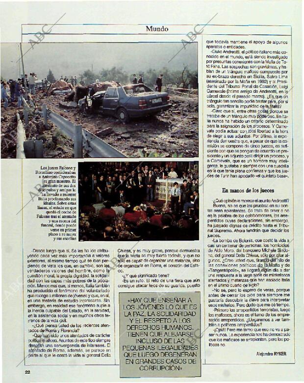 BLANCO Y NEGRO MADRID 11-07-1993 página 22