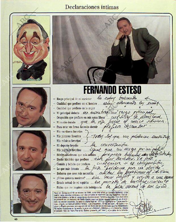 BLANCO Y NEGRO MADRID 11-07-1993 página 40