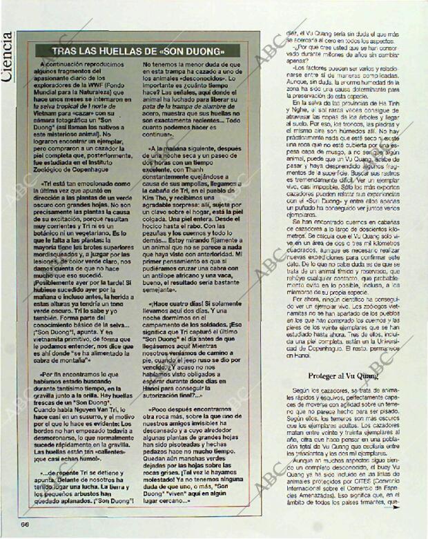 BLANCO Y NEGRO MADRID 11-07-1993 página 66