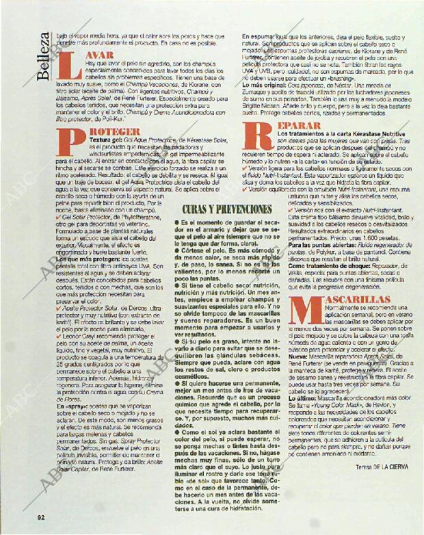 BLANCO Y NEGRO MADRID 11-07-1993 página 92