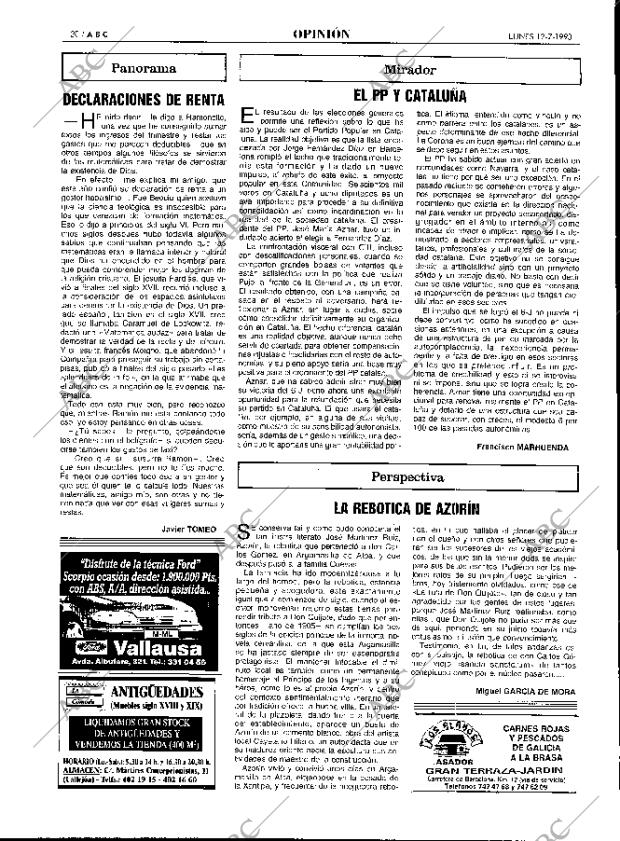 ABC MADRID 12-07-1993 página 20