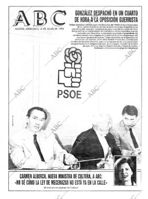 ABC MADRID 14-07-1993 página 1