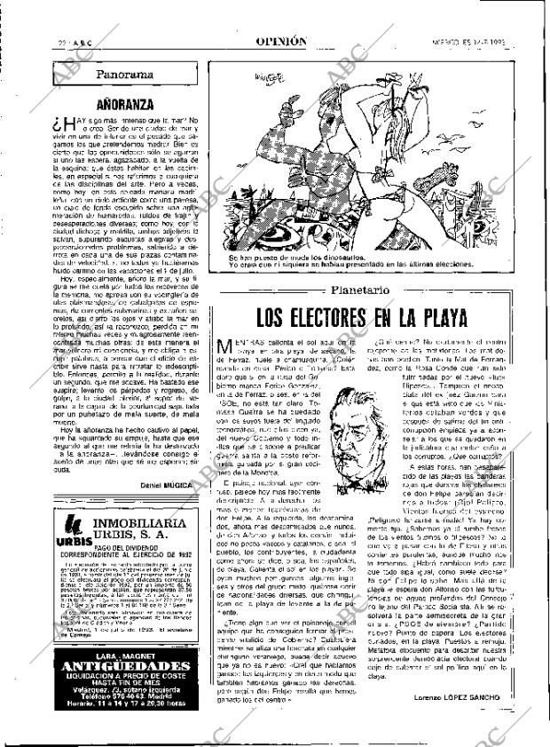 ABC MADRID 14-07-1993 página 22