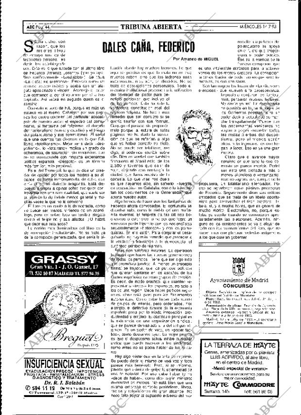 ABC MADRID 14-07-1993 página 44