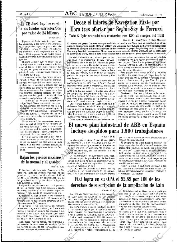 ABC MADRID 14-07-1993 página 48