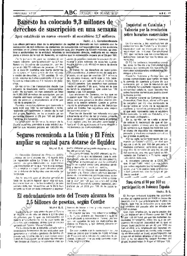ABC MADRID 14-07-1993 página 49