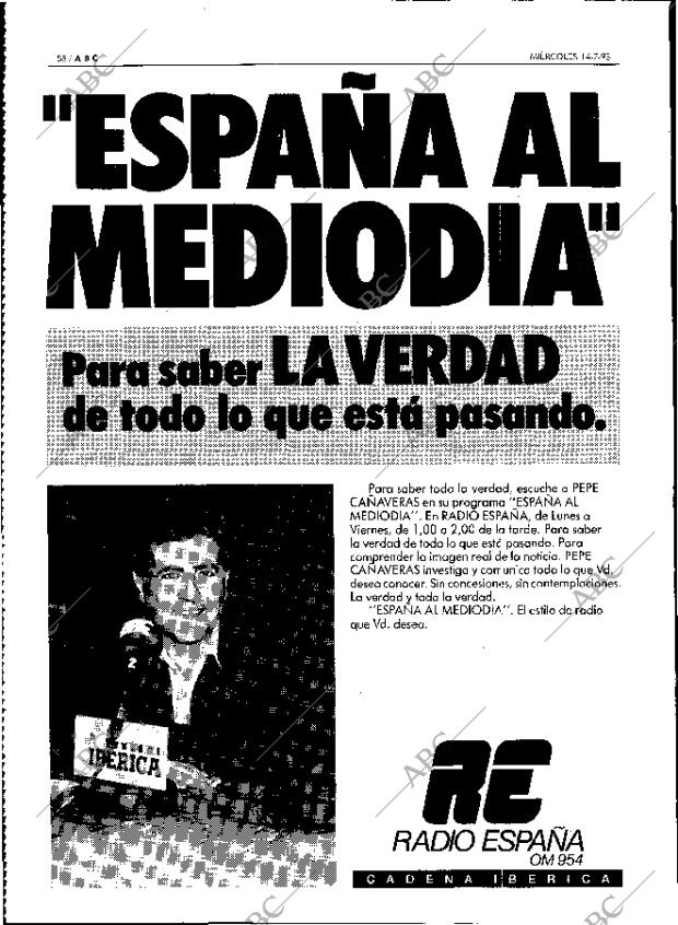 ABC MADRID 14-07-1993 página 58