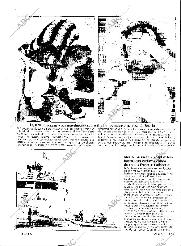 ABC MADRID 14-07-1993 página 6