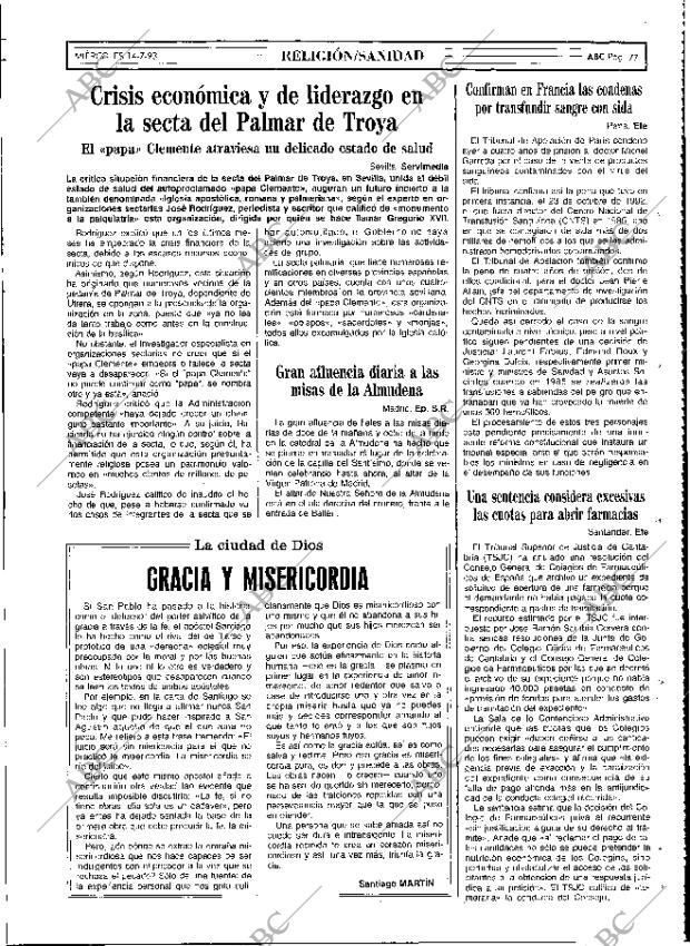 ABC MADRID 14-07-1993 página 77