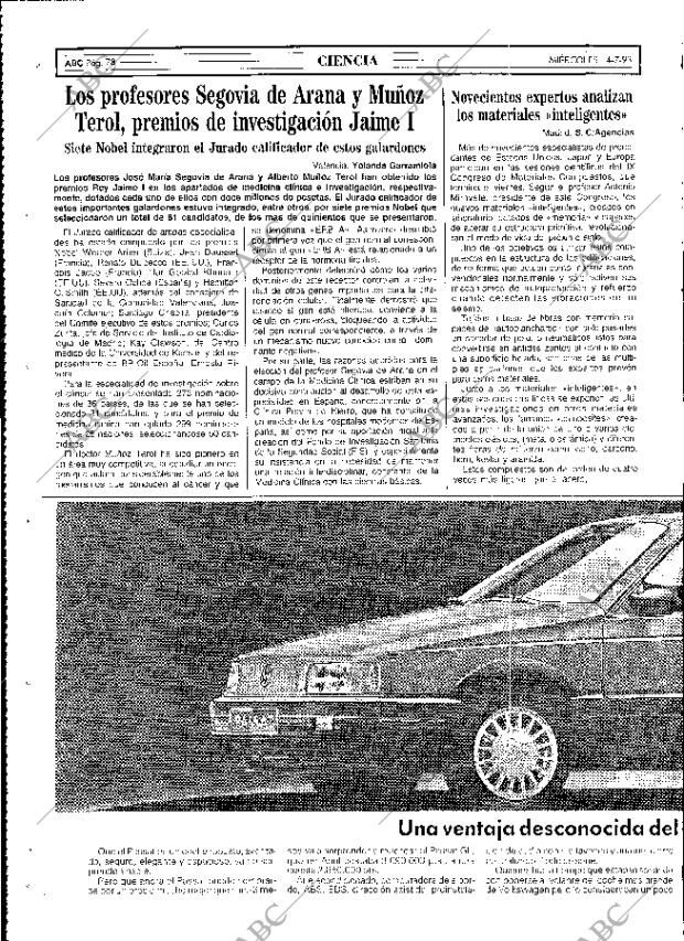 ABC MADRID 14-07-1993 página 78